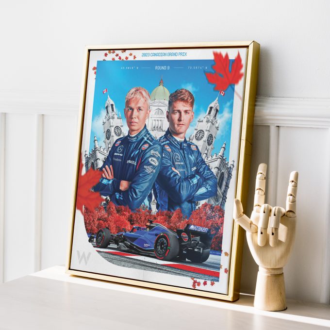 Canada 2023 Williams F1 Poster