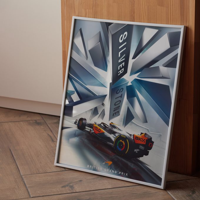 Silverstone McLaren 2023 F1 Poster