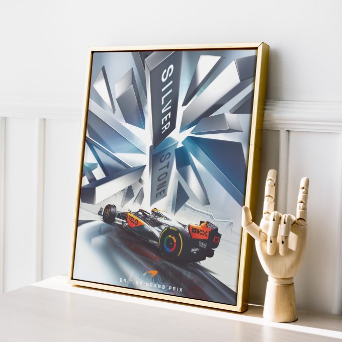 Silverstone McLaren 2023 F1 Poster