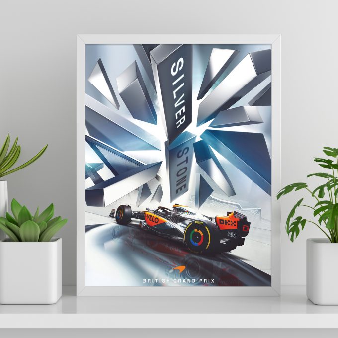 Silverstone McLaren 2023 F1 Poster