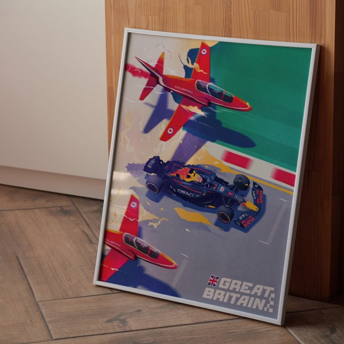 Silverstone Red Bull 2023 F1 Poster