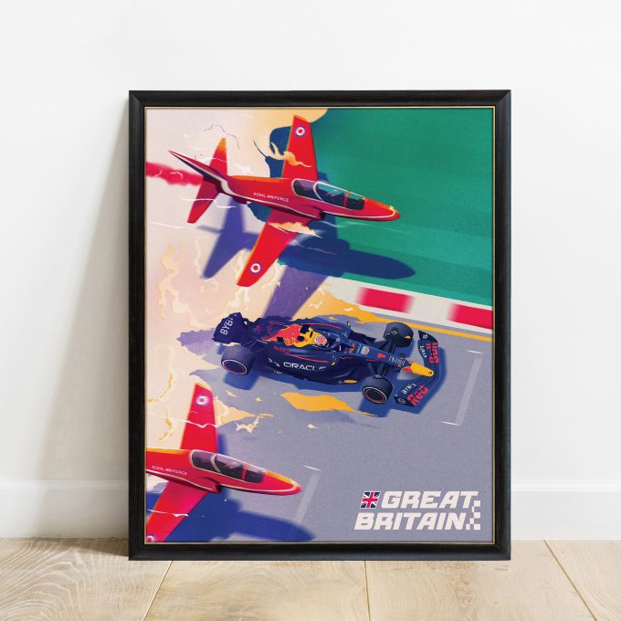 Silverstone Red Bull 2023 F1 Poster