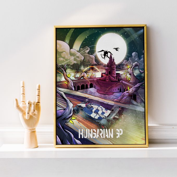 Alpha Tauri F1 Poster Hungary 2023