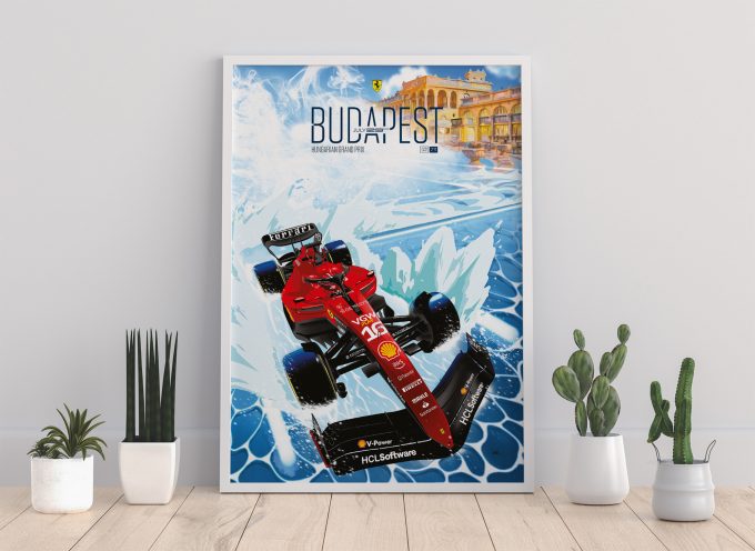Ferrari F1 Poster Hungary 2023
