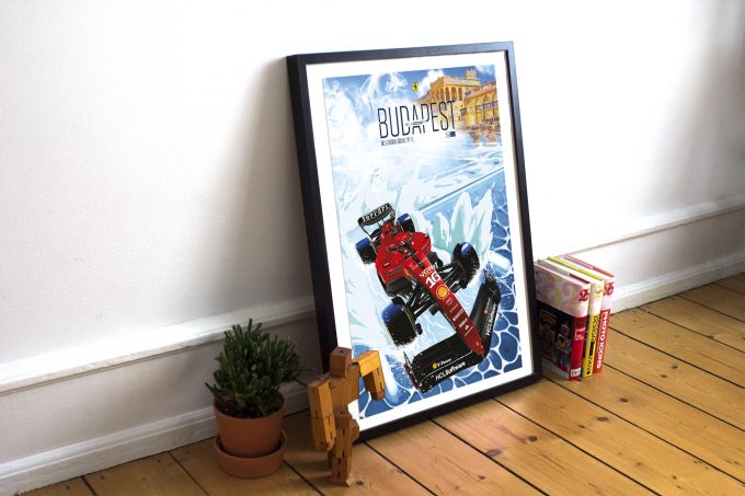 Ferrari F1 Poster Hungary 2023