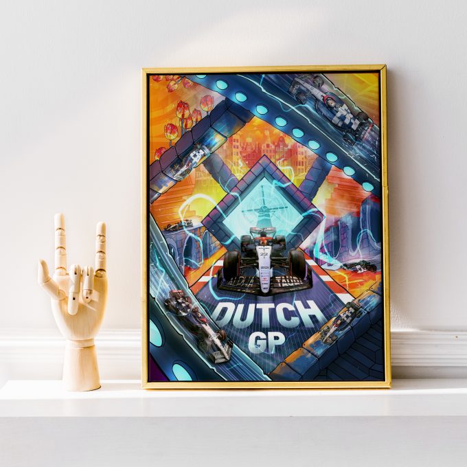 Netherlands 2023 Alpha Tauri F1 Poster