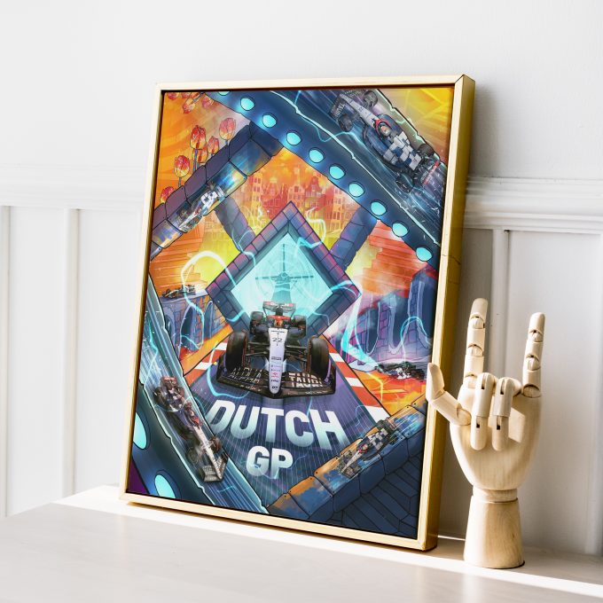 Netherlands 2023 Alpha Tauri F1 Poster