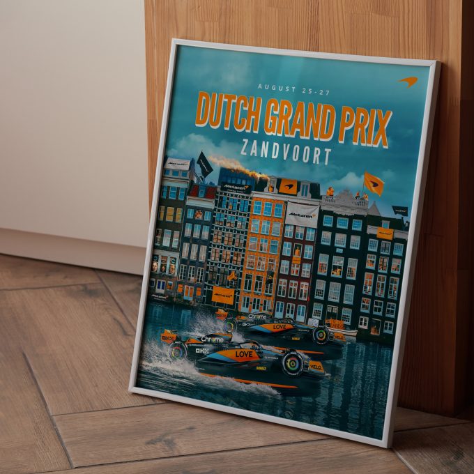 Netherlands 2023 McLaren F1 Poster