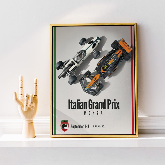 Italy 2023 McLaren F1 Poster