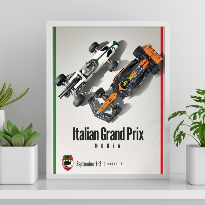 Italy 2023 McLaren F1 Poster