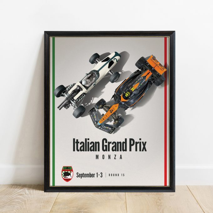 Italy 2023 McLaren F1 Poster