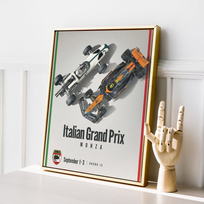 Italy 2023 McLaren F1 Poster