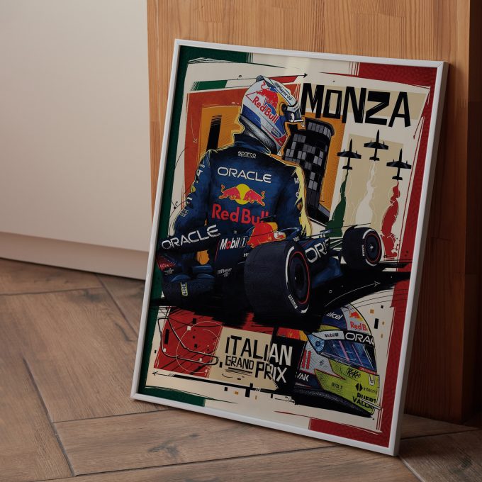 Italy 2023 Red Bull F1 Poster