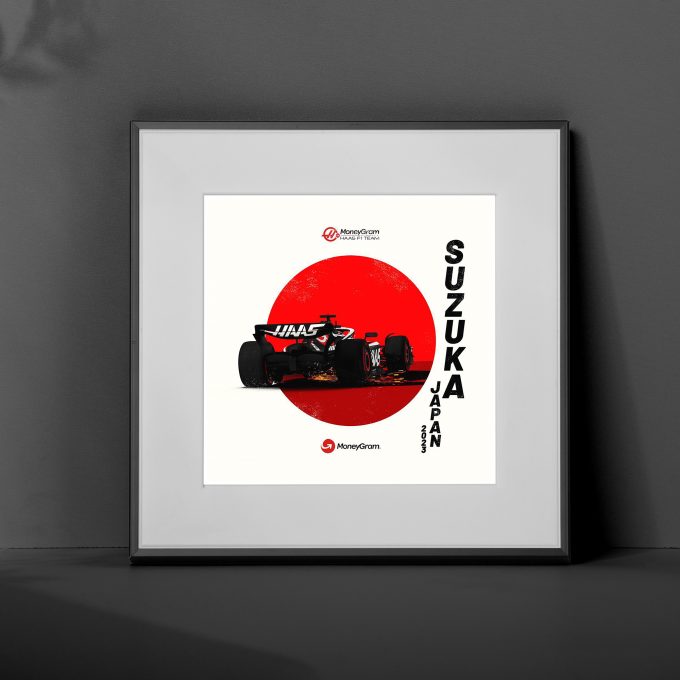 Japan 2023 Haas F1 Poster