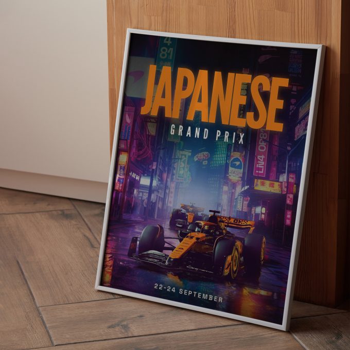 Japan 2023 McLaren F1 Poster