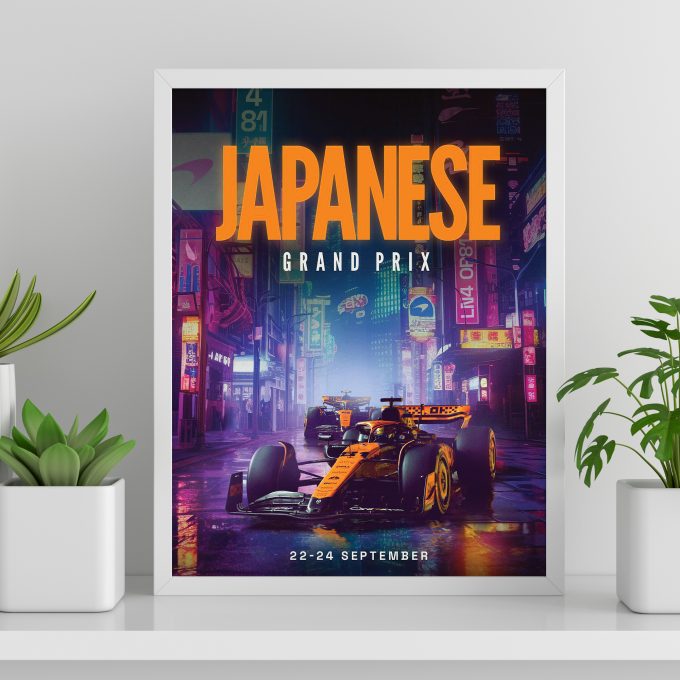 Japan 2023 McLaren F1 Poster