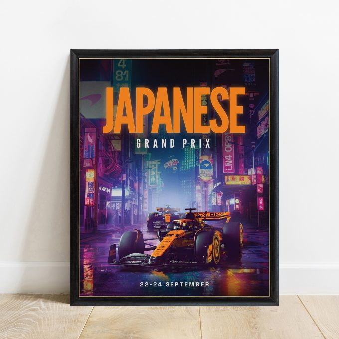 Japan 2023 McLaren F1 Poster