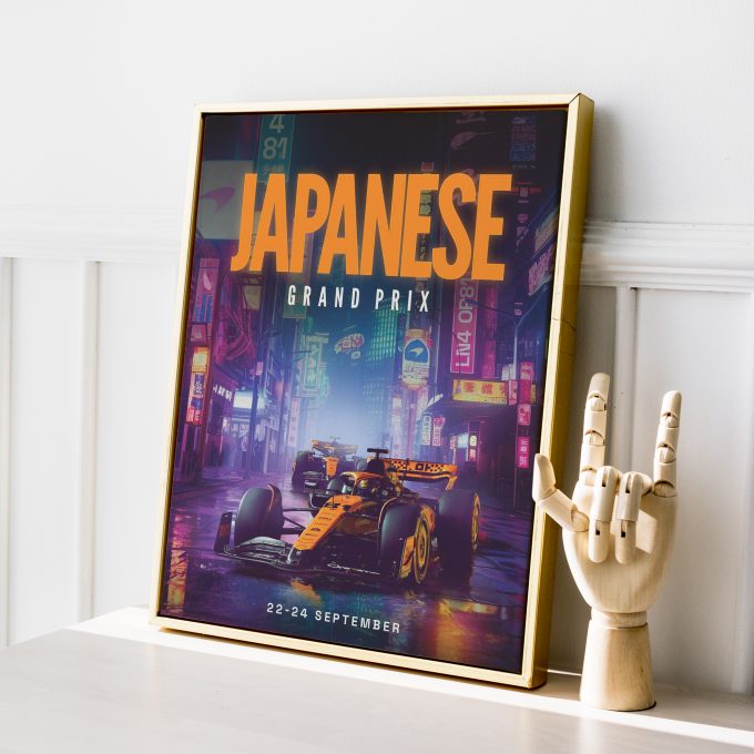 Japan 2023 McLaren F1 Poster
