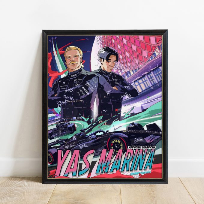 Abu Dhabi 2023 Alfa Romeo F1 Poster