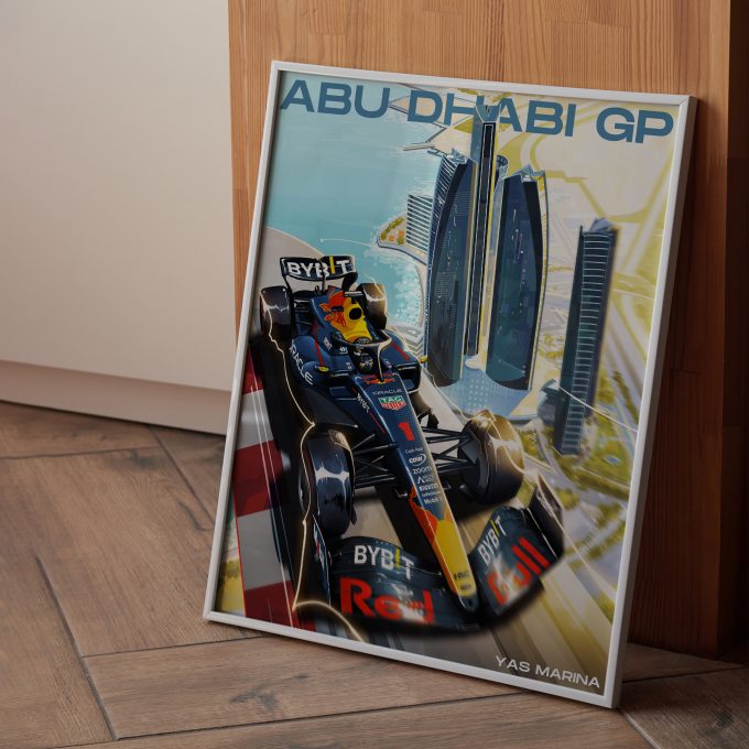 Abu Dhabi 2023 Red Bull F1 Poster