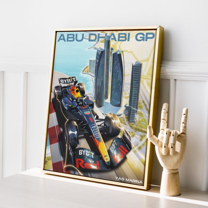 Abu Dhabi 2023 Red Bull F1 Poster