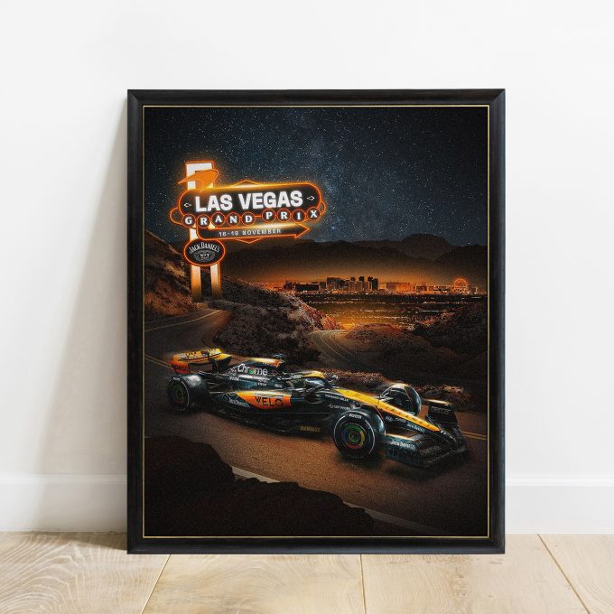 Las Vegas 2023 McLaren F1 Poster