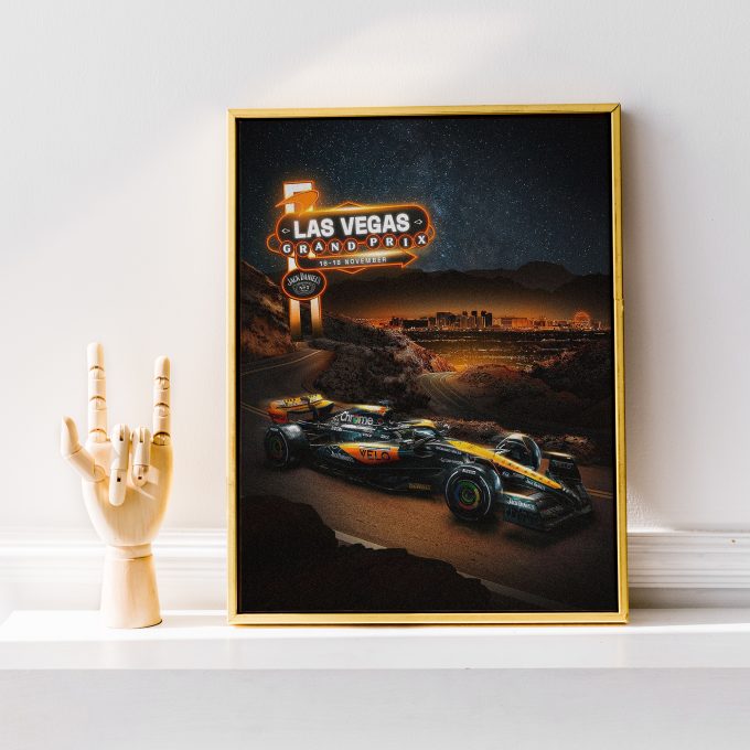 Las Vegas 2023 McLaren F1 Poster