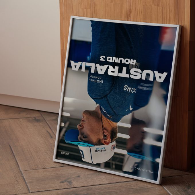 Australia 2024 Williams F1 Poster