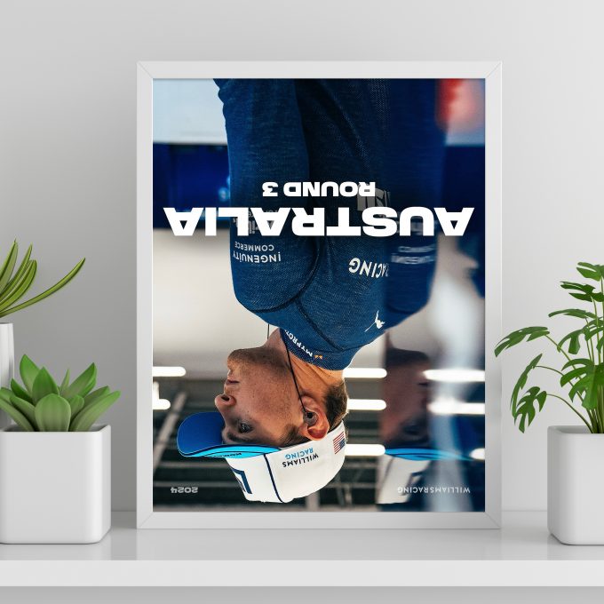 Australia 2024 Williams F1 Poster