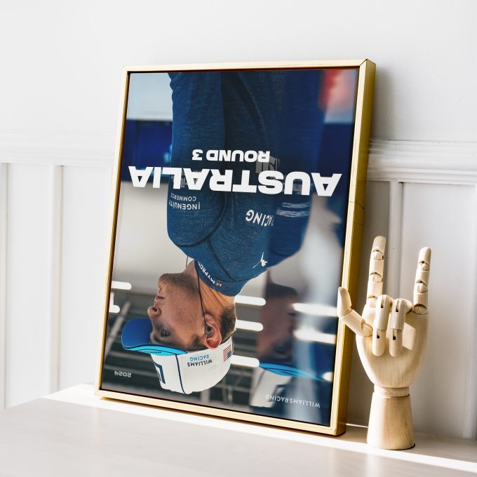 Australia 2024 Williams F1 Poster