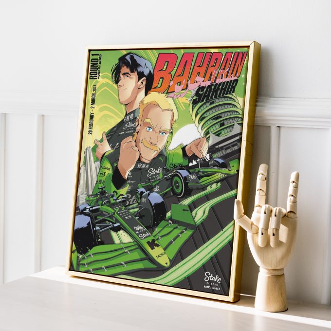 Bahrain 2024 Stake F1 Poster