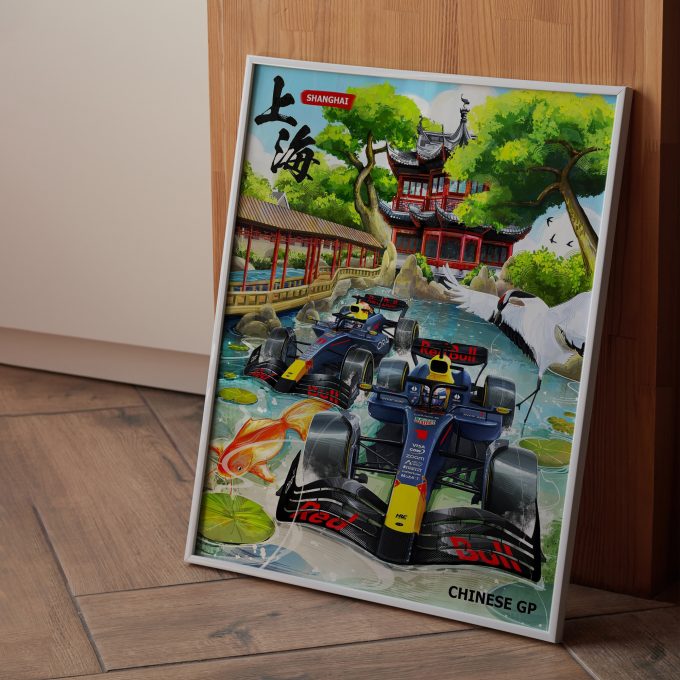 China 2024 Red Bull F1 Poster