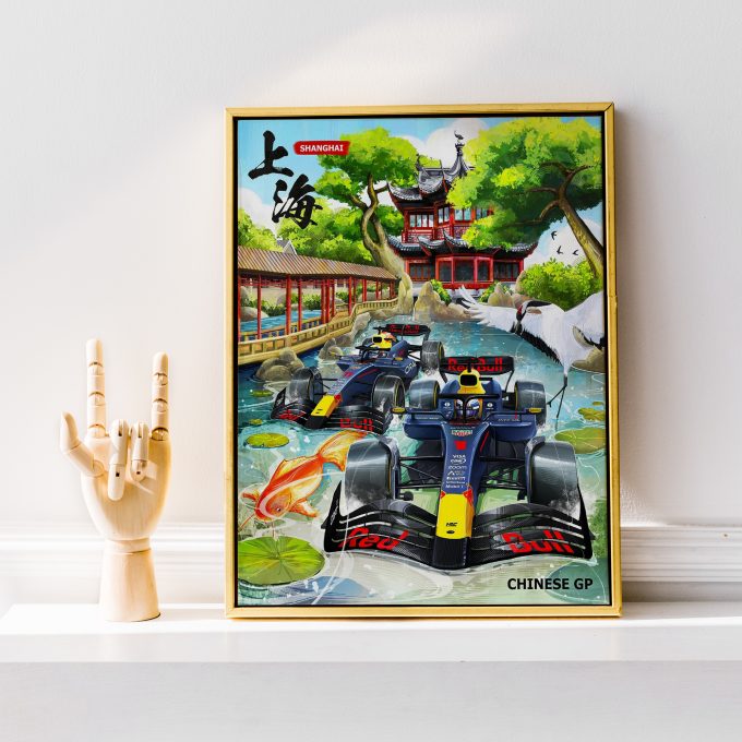 China 2024 Red Bull F1 Poster