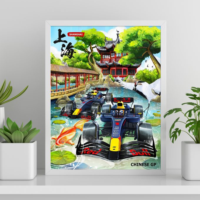 China 2024 Red Bull F1 Poster