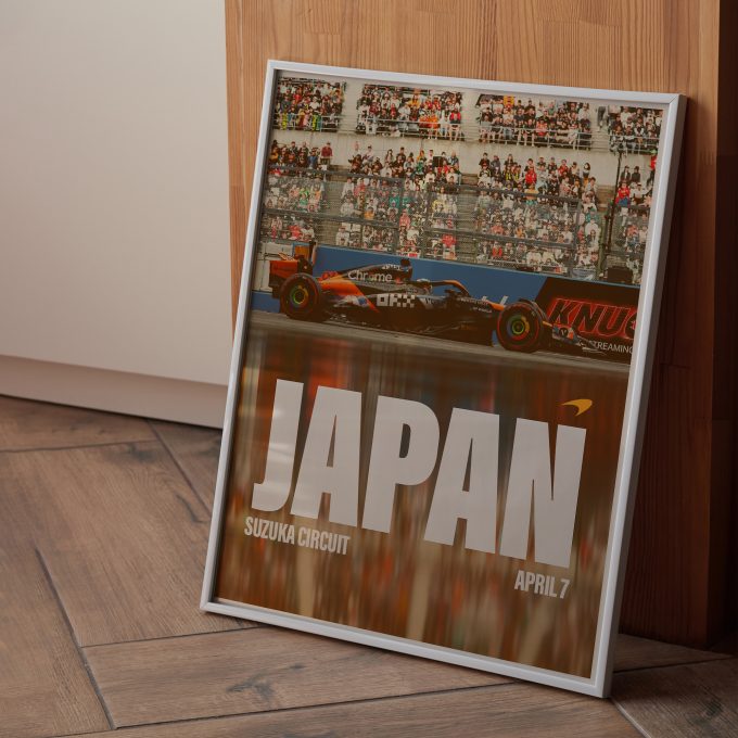 Japan 2024 McLaren F1 Poster
