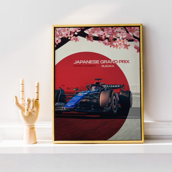 Japan 2024 Williams F1 Poster