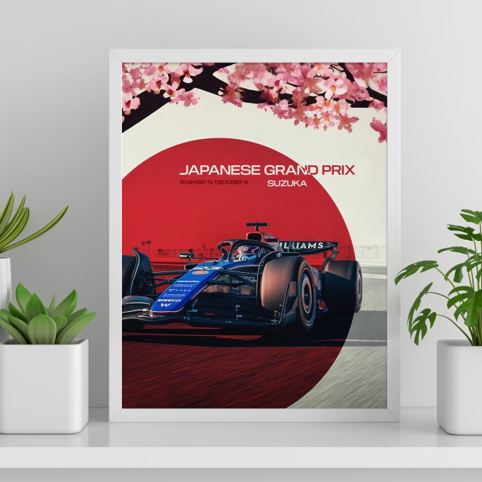 Japan 2024 Williams F1 Poster