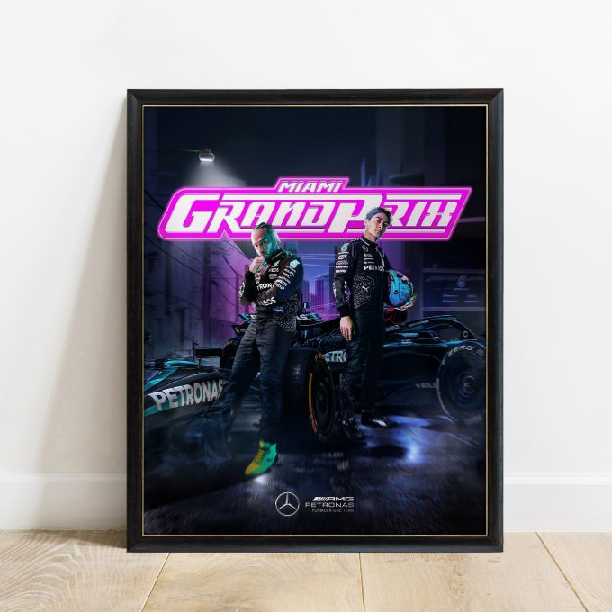 Miami 2024 Haas F1 Poster