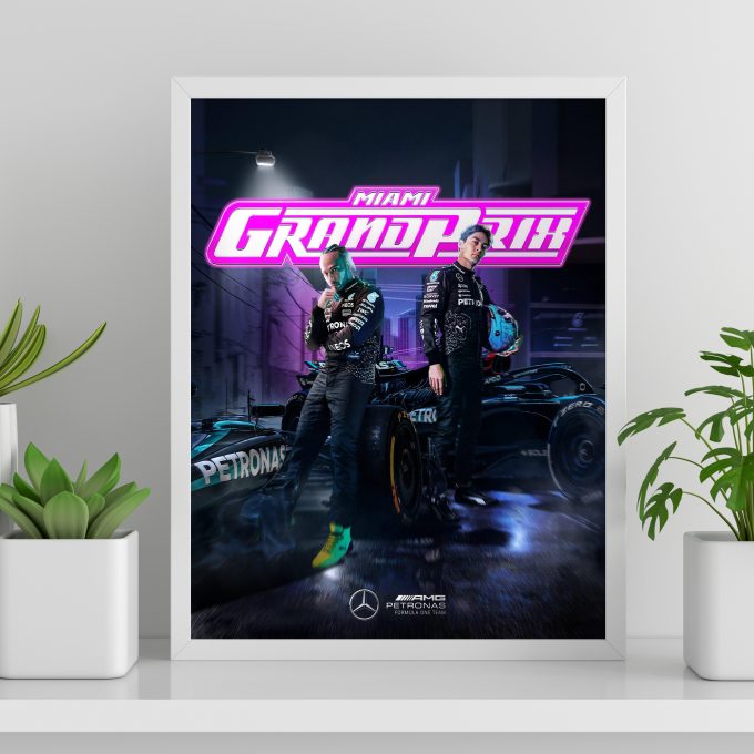 Miami 2024 Haas F1 Poster