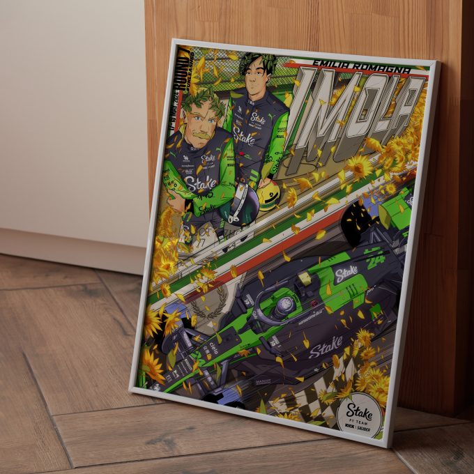 Emilia Romagna 2024 Stake F1 Poster