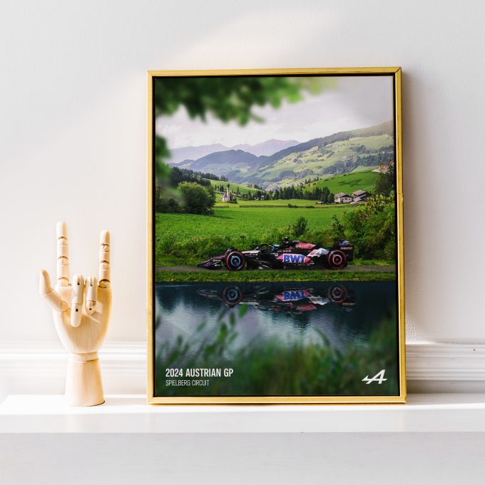 Austria 2024 Alpine F1 Poster