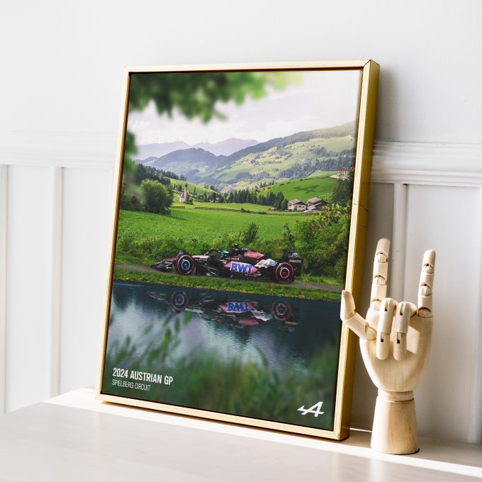 Austria 2024 Alpine F1 Poster