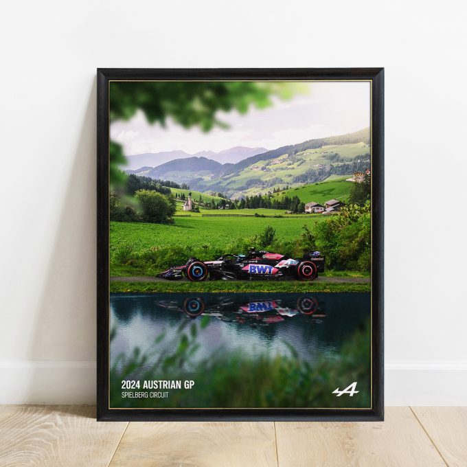 Austria 2024 Alpine F1 Poster