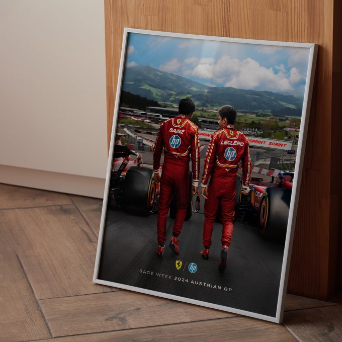 Austria 2024 Ferrari F1 Poster
