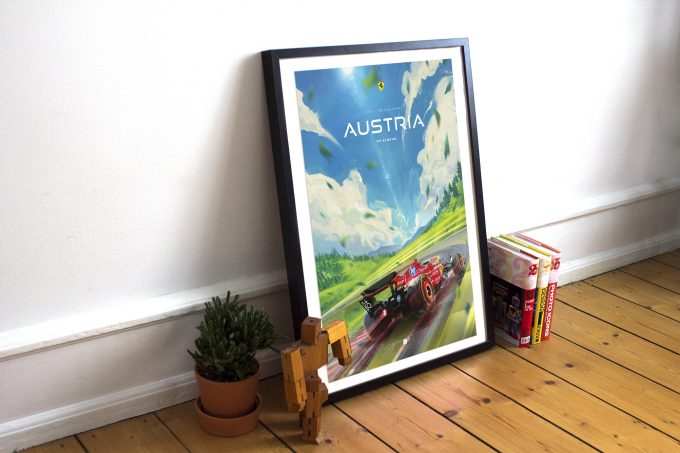 Austria 2024 Ferrari F1 Poster