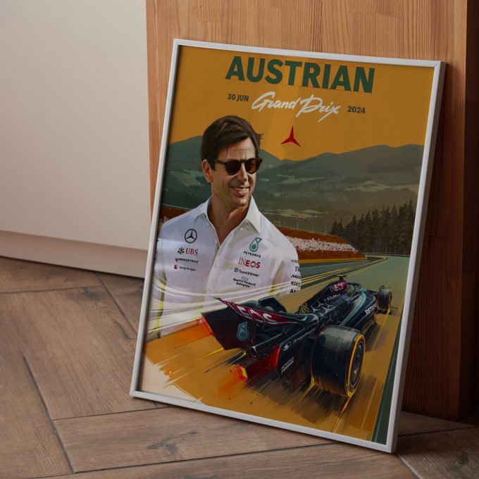Austria 2024 Mercedes F1 Poster