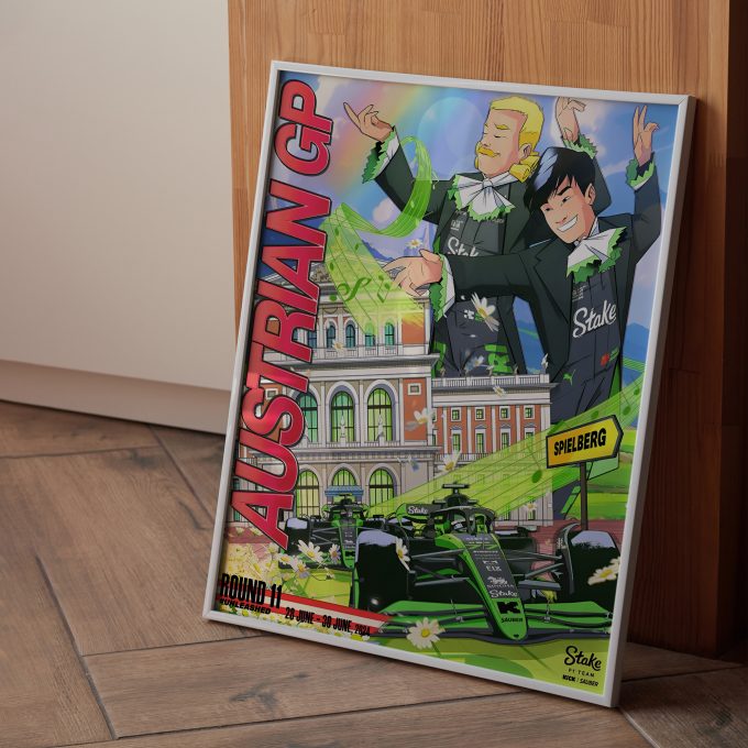 Austria 2024 Stake F1 Poster