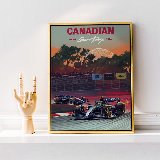 Canada 2024 Mercedes F1 Poster