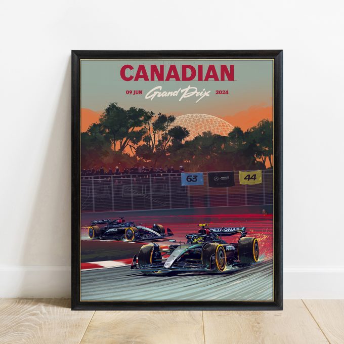 Canada 2024 Mercedes F1 Poster