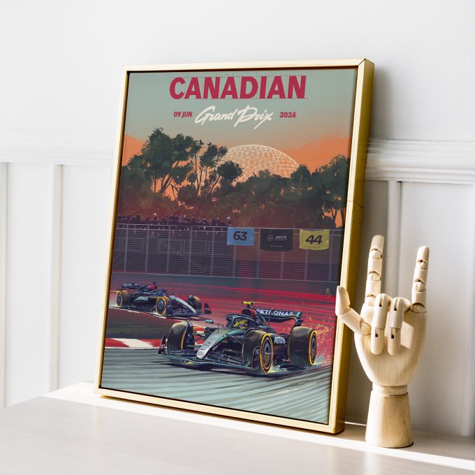 Canada 2024 Mercedes F1 Poster